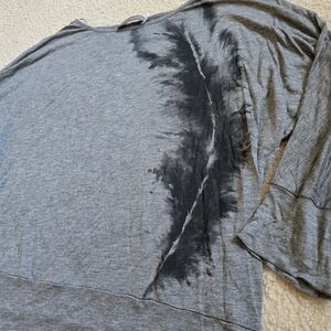 Mint velvet grey and Black Women's Top